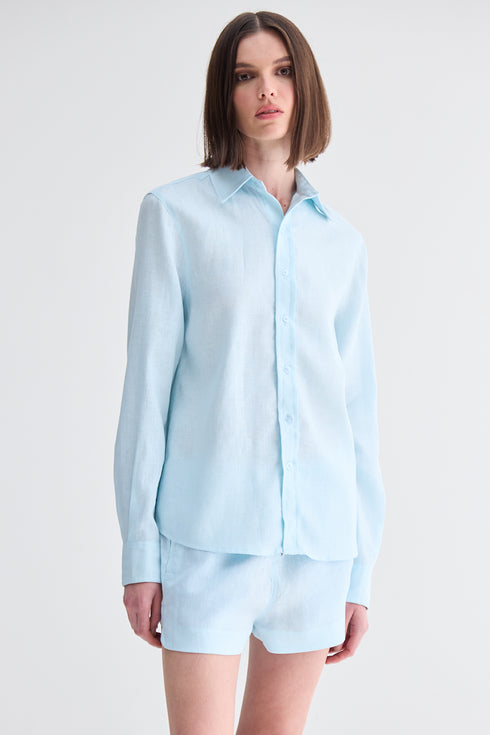 CAMISA OVERSIZED AZUL CLARO